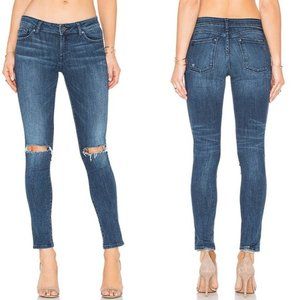 DL1961 Emma Power Legging in Barbwire Distressed